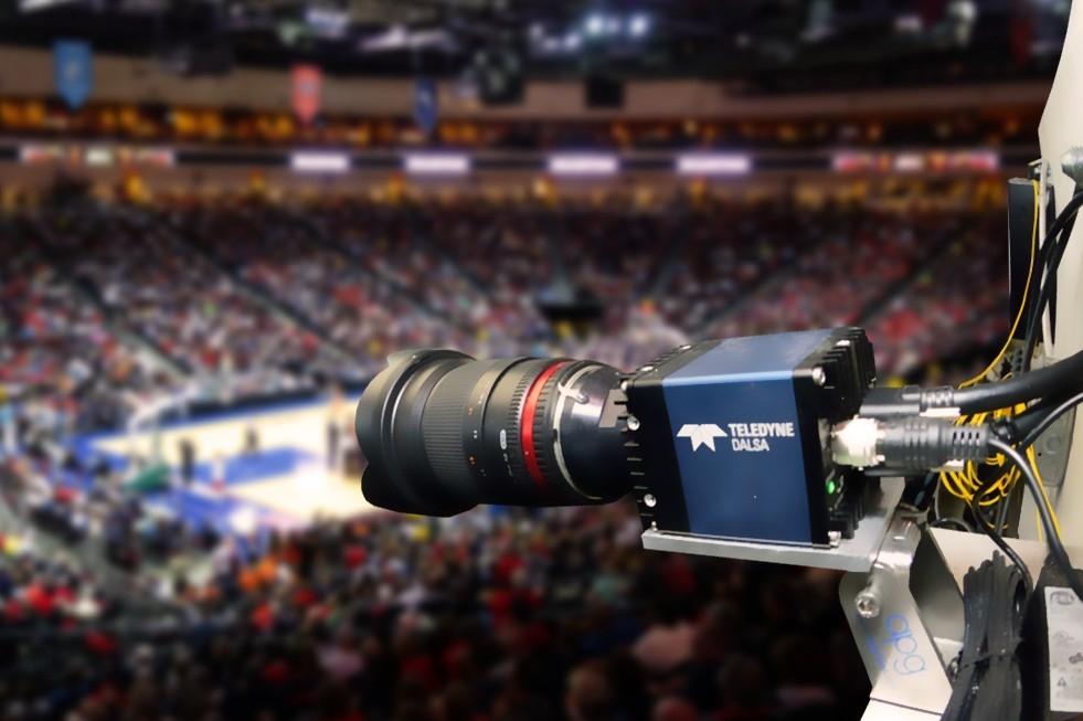 מצלמה של FreeD במשחק כדורסל