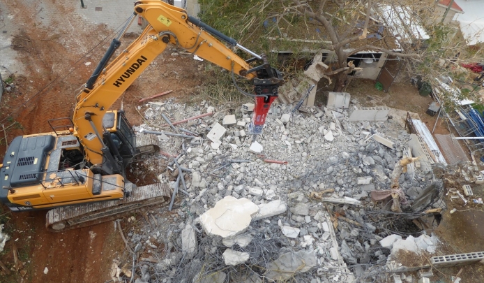 פינוי בעג'מי  (צילום: רשות מקרקעי ישראל)