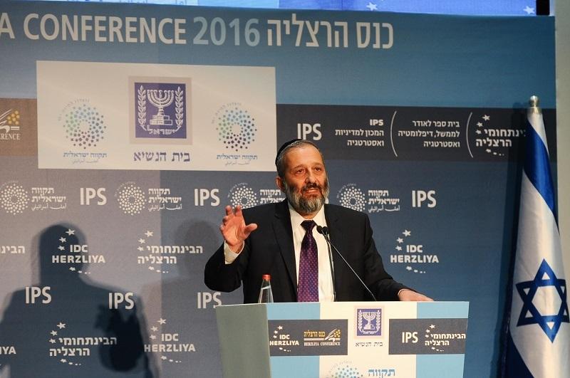  השר אריה דרעי, יו"ר ש"ס. צילום: עדי כהן צדק