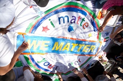 מפגש בני נוער פלסטינים וישראלים(צילום: הילה שייר)