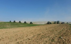 רשות מקרקעי ישראל פינתה כ-1,500 דונם שנזרעו בניגוד לחוק בנגב צילום: רשות מקרקעי ישראל