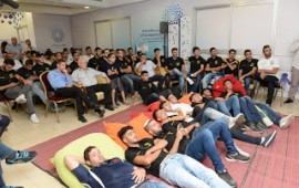 מעביר מסר: הנשיא צפה בשמינית הגמר עם נערי בית''ר ירושלים ובני סחנין נשיא המדינה צפה בשמינית גמר היורו יחד עם קבוצות הנוער של בית