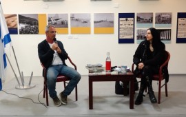 יום הזיכרון ה-54 ללוי אשכול שהרה בלאו ואשכול נבו בשיחה